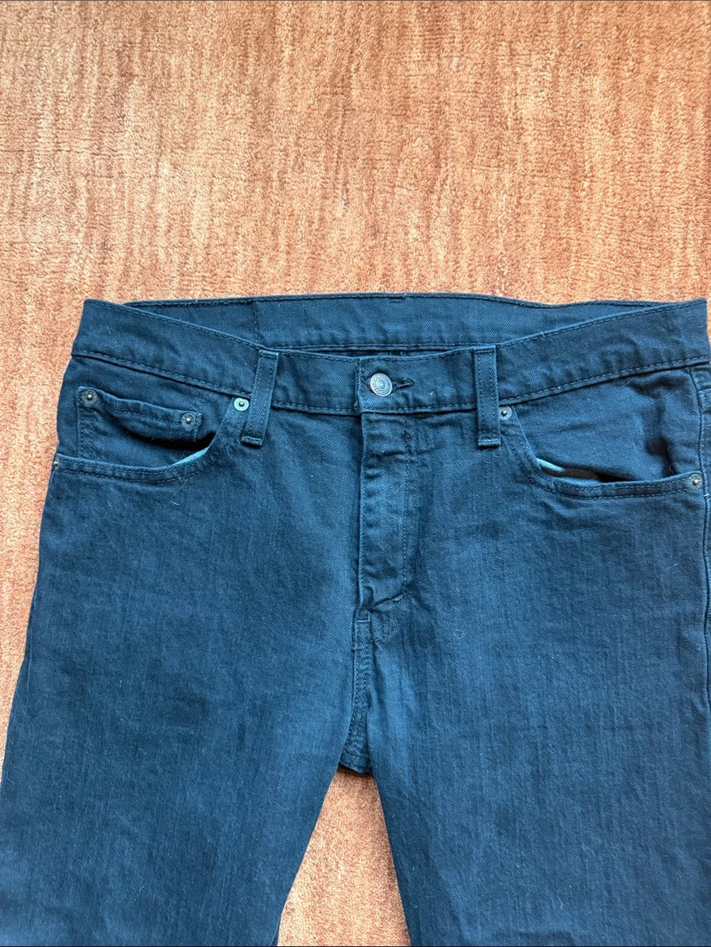 Levi's Slim Straight Men's Jeans - Black Denim